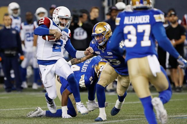 Matt Nichols bounces back, helps Bombers snap losing streak | iNFOnews.ca CP1782258171