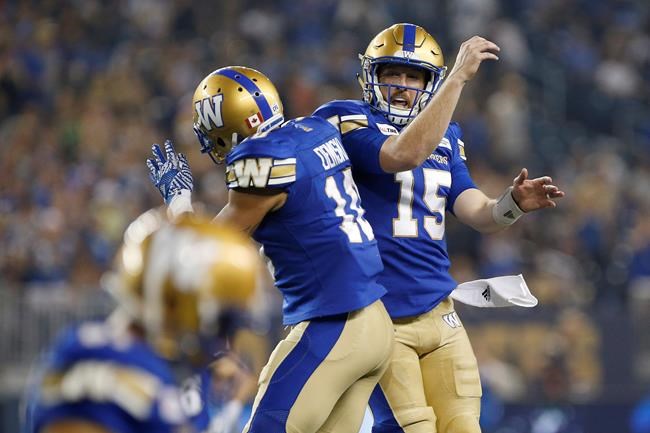 Winnipeg Blue Bombers defence holds Hamilton Tiger-Cats off for 29-23 win | iNFOnews.ca