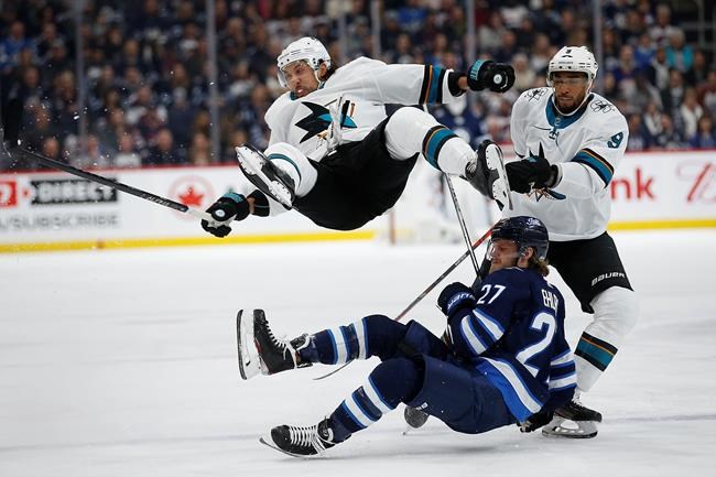 Melker Karlsson, Timo Meier lift San Jose Sharks over Winnipeg Jets 3-2 | iNFOnews.ca Melker Karlsson, Timo Meier lift San Jose Sharks over Winnipeg Jets 3-2 | iNFOnews.ca