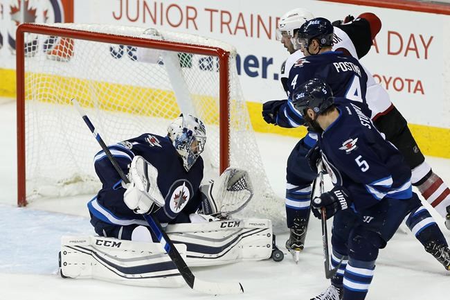 Ondrej Pavelec makes 30 saves in NHL return as Jets top Coyotes 6-3 | iNFOnews.ca Ondrej Pavelec makes 30 saves in NHL return as Jets top Coyotes 6-3 | iNFOnews.ca