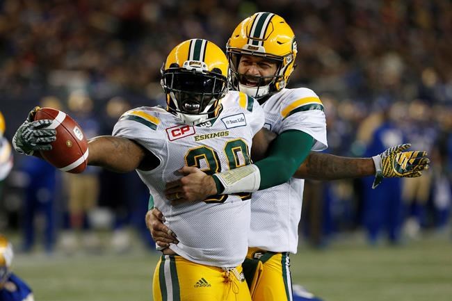 Bowman catches two TDs as Eskimos defeat Blue Bombers in West semifinal | iNFOnews.ca Bowman catches two TDs as Eskimos defeat Blue Bombers in West semifinal | iNFOnews.ca