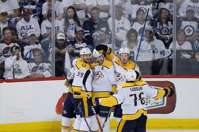 Forsberg, Rinne lead the way as Predators beat Jets to force Game 7 | iNFOnews.ca