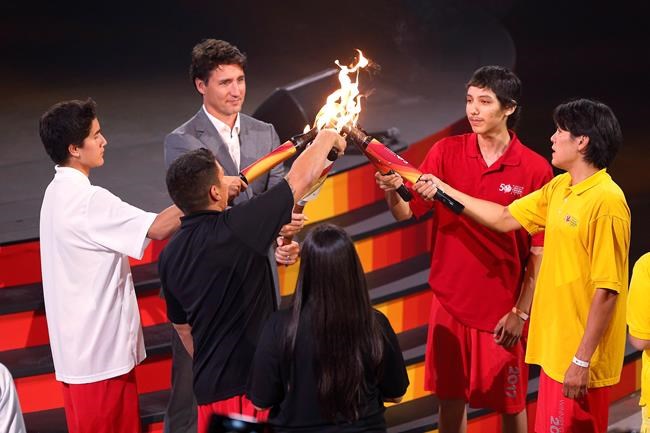 Prime Minister Justin Trudeau kicks off 2017 Canada Summer Games | iNFOnews.ca CP1724069740