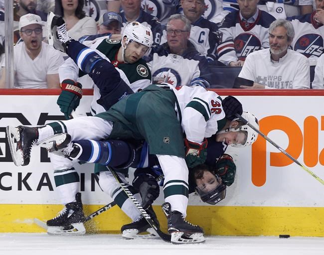 Wild let third-period lead slip away 3-2 loss to Jets to open playoff series | iNFOnews.ca Wild let third-period lead slip away 3-2 loss to Jets to open playoff series | iNFOnews.ca