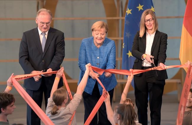 German Chancellor Merkel opens new Bauhaus museum in Dessau | iNFOnews.ca CP403897764