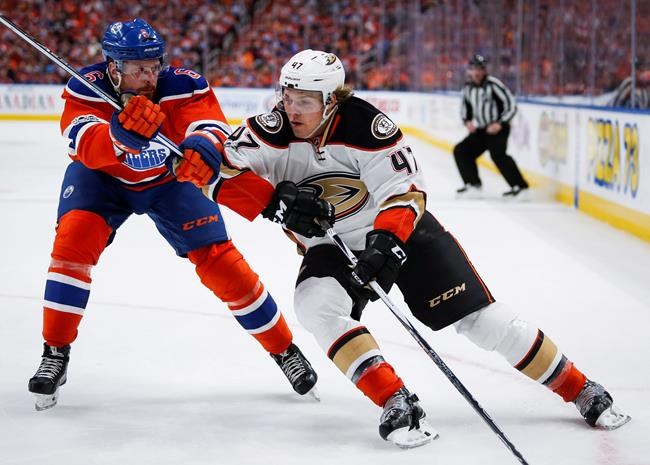 Edmonton Oilers regroup for Game 4 after playoff loss at home to Anaheim Ducks | iNFOnews.ca CP757776378