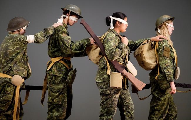Human tableau re-creates 1919 painting depicting effects of mustard gas | iNFOnews.ca Human tableau re-creates 1919 painting depicting effects of mustard gas | iNFOnews.ca