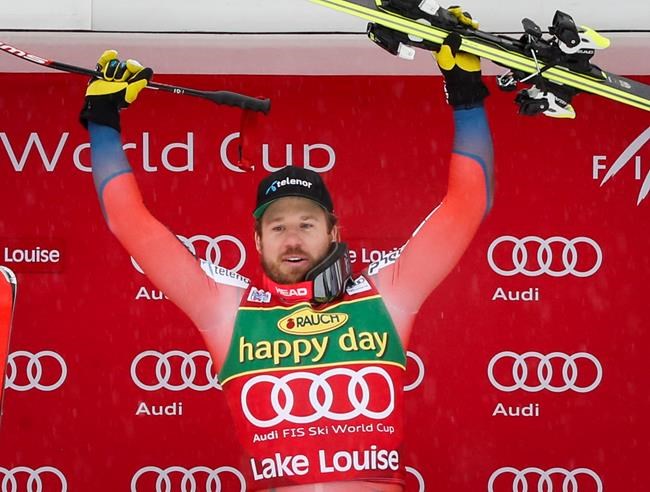 Norway's Jansrud golden again in Lake Louise with World Cup super-G win | iNFOnews.ca CP2040182446