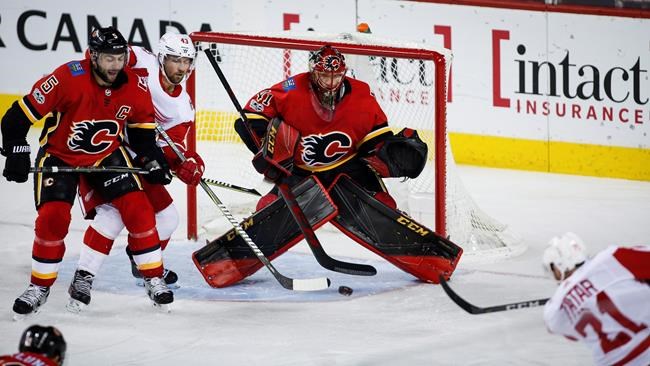 Jaromir Jagr scores first goal as a Flame in 6-3 win over Red Wings | iNFOnews.ca