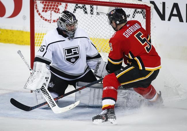 Campbell gets shutout for Los Angeles Kings in 3-0 upset of Calgary Flames | iNFOnews.ca Campbell gets shutout for Los Angeles Kings in 3-0 upset of Calgary Flames | iNFOnews.ca