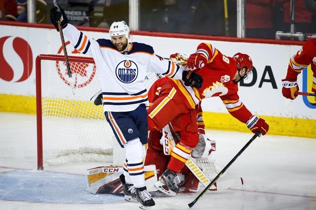 McDavid scores twice, Draisaitl has four assists as Oilers down Flames 8-3 | iNFOnews.ca