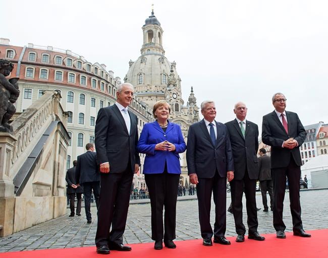 Far-right critics denounce Merkel on German unification day | iNFOnews.ca