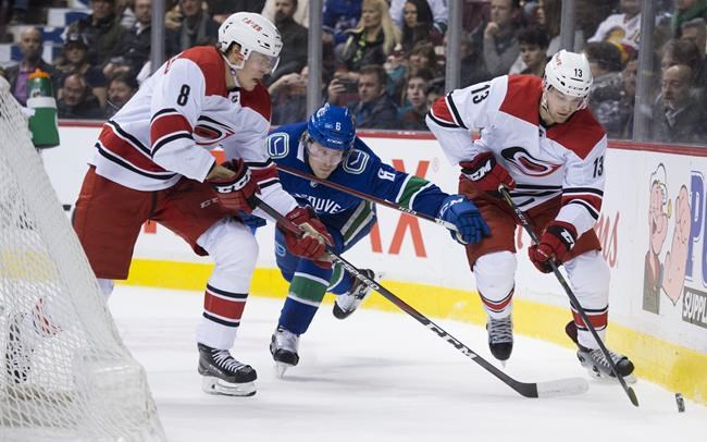 Teravainen's three points lift Hurricanes to 5-2 win over Canucks | iNFOnews.ca