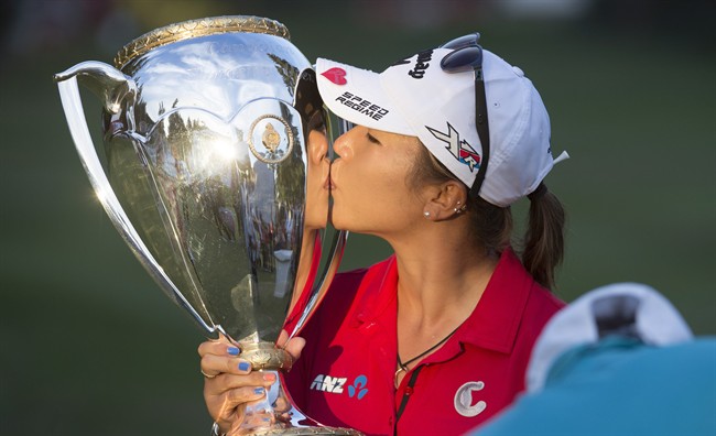 Lydia Ko edges Stacy Lewis in playoff to win Canadian Pacific Women's Open | iNFOnews.ca CP34306555