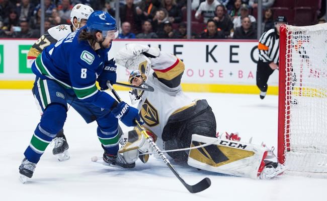 Tanev scores in OT, Pettersson has 2 goals as Canucks top Golden Knights | iNFOnews.ca