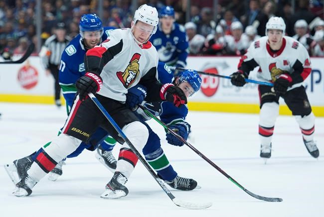 Senators' Brady Tkachuk fined for cross-checking Flyers Scott Laughton | iNFOnews.ca