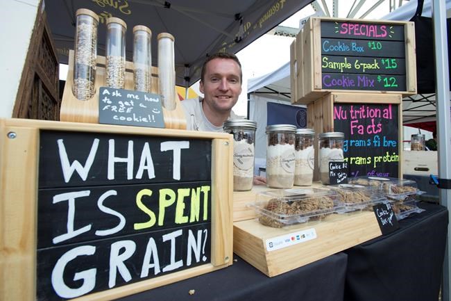 Entrepreneurs turning beer byproduct into bread, cookies and profits | iNFOnews.ca CP1743292552