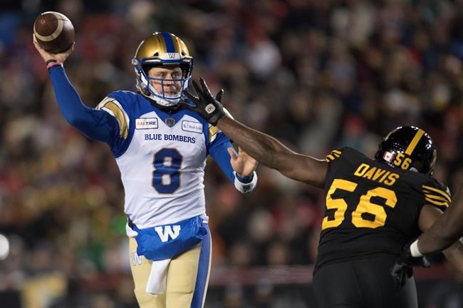 Bombers quarterback Zach Collaros caps whirlwind season with Grey Cup | iNFOnews.ca