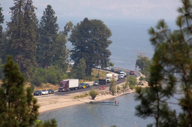 Evacuations ordered as lightning-caused wildfires flare in B.C.'s Okanagan | iNFOnews.ca