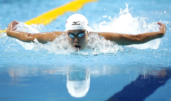 Ledecky anchors US to victory in 4x200 free relay, earns 4th gold at world swim championships | iNFOnews.ca CP34106410