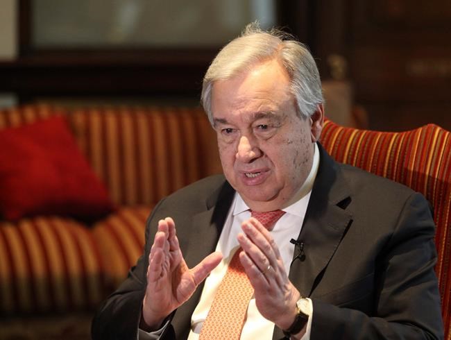 AP Interview: UN chief says new virus poses 'enormous' risks | iNFOnews.ca