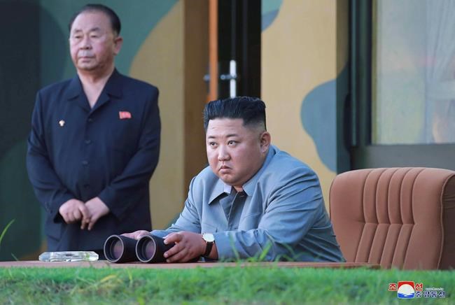 NKorea fires 2 missiles into sea in likely protest of drills | iNFOnews.ca CP78192265