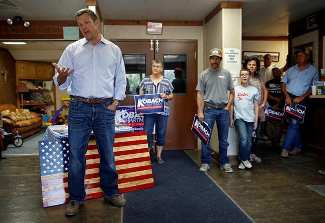 Trump breaks with aides, tweets endorsement of Kobach | iNFOnews.ca Trump breaks with aides, tweets endorsement of Kobach | iNFOnews.ca