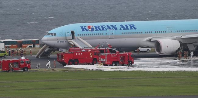 Korean Air jet has engine fire in Tokyo, people evacuated | iNFOnews.ca Korean Air jet has engine fire in Tokyo, people evacuated | iNFOnews.ca