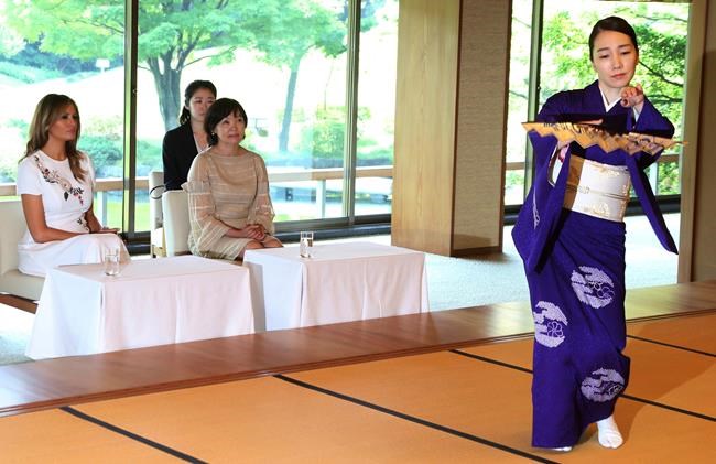 Melania Trump enjoys nature-themed Japan cultural experience | iNFOnews.ca Melania Trump enjoys nature-themed Japan cultural experience | iNFOnews.ca