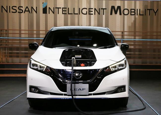 Nissan unveils new Leaf car after Ghosn's arrest delays it | iNFOnews.ca
