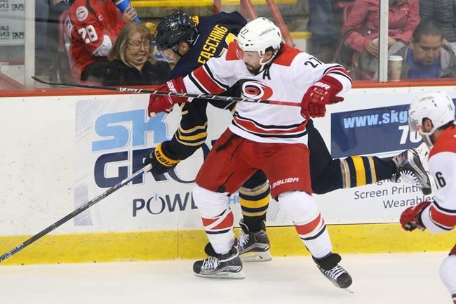 Skinner scores shootout winner as Canes top Sabres in pre-season play | iNFOnews.ca CP454892008