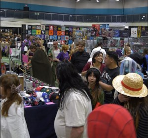 Attendees mill about during Kelowna Comicon