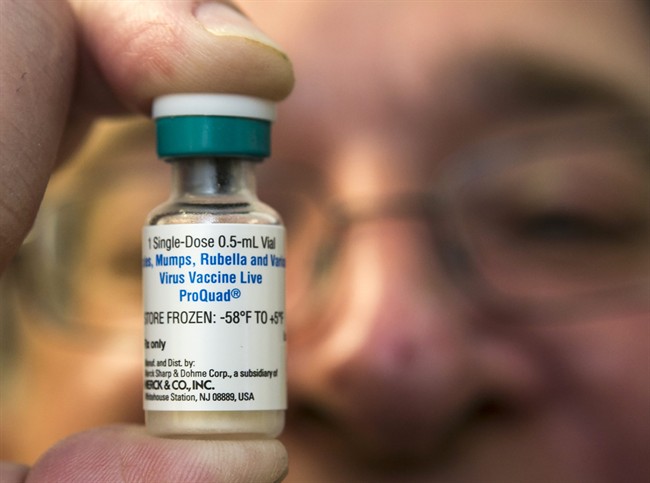 No rash promise: Measles vaccination may help preserve defences against other ills, study says | iNFOnews.ca CP33005449