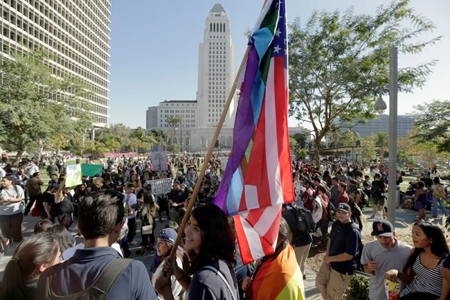 'We're not going anywhere': Millennials march against Trump | iNFOnews.ca