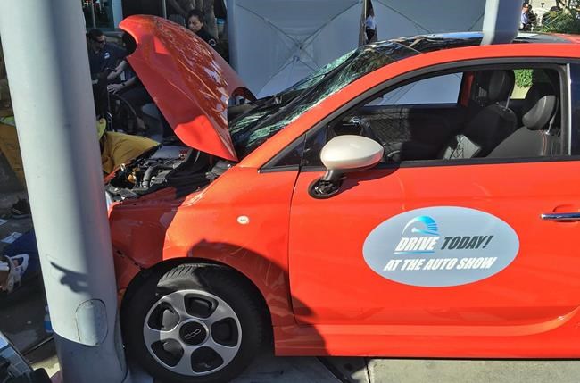 No charges for man who crashed car at California auto show | iNFOnews.ca