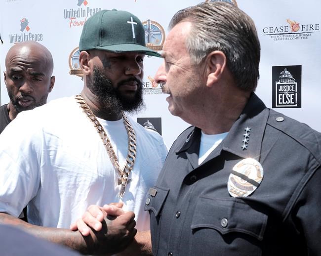 LAPD chief, rapper The Game team up for anti-violence PSA | iNFOnews.ca