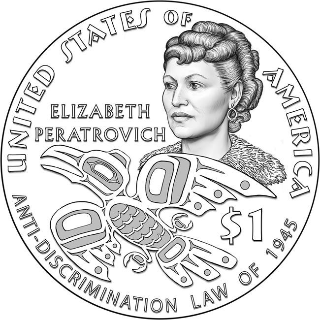 Alaska Native leader Peratrovich commemorated on $1 coin | iNFOnews.ca