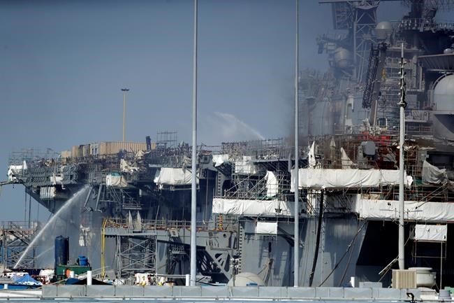 Navy will decommission warship damaged in suspected arson | iNFOnews.ca