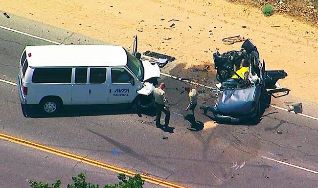 2 adults, 2 baby girls killed in California desert crash | iNFOnews.ca