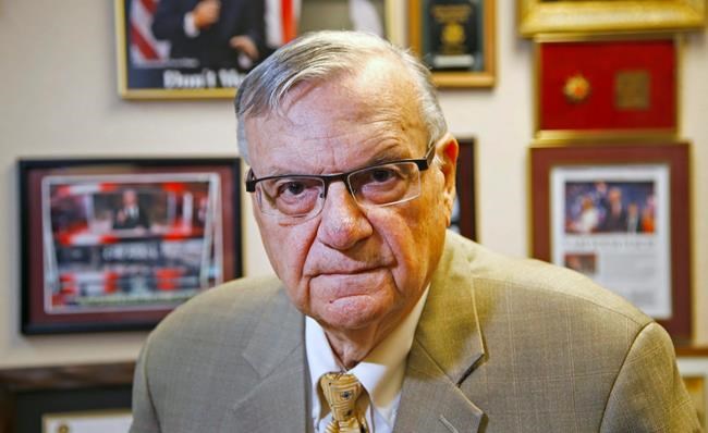 Arpaio pushes to erase conviction pardoned by Trump | iNFOnews.ca