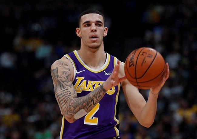 Lakers' Lonzo Ball sues Big Baller co-founder alleging fraud | iNFOnews.ca