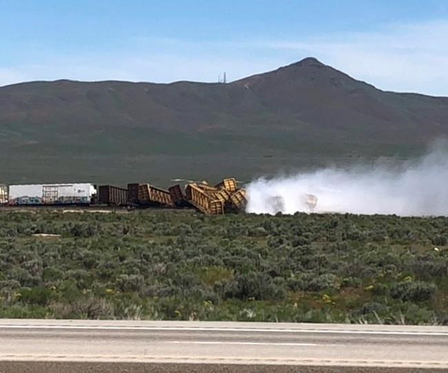The Latest: Diesel fuel spilled in NV derailment; no hazmat | iNFOnews.ca
