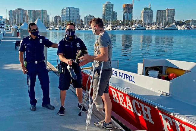 Divers pull Paralympic hopeful's prosthetic from ocean floor | iNFOnews.ca