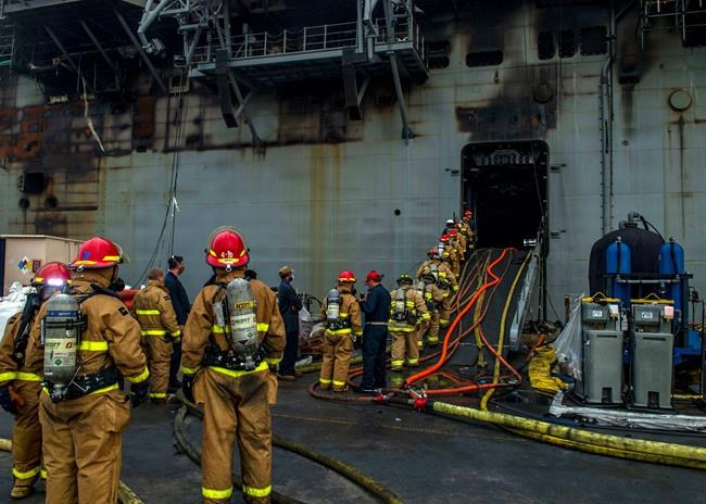 Defence official: Arson suspected as cause of Navy ship fire | iNFOnews.ca