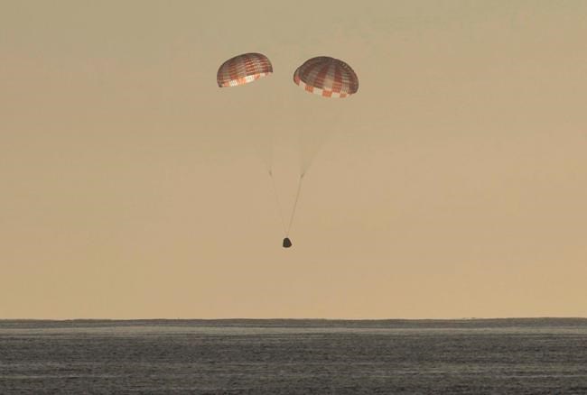SpaceX capsule returns space station science to Earth | iNFOnews.ca SpaceX capsule returns space station science to Earth | iNFOnews.ca