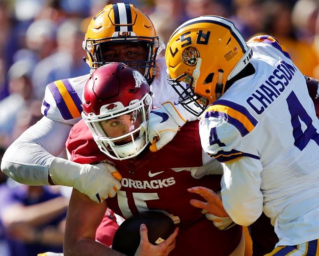 Arkansas QB Cole Kelley arrested on suspicion of DWI | iNFOnews.ca