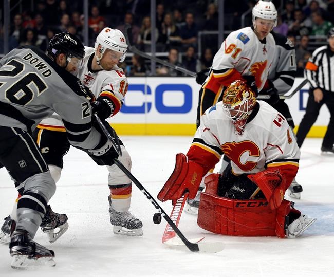 Setoguchi, Budaj lead Kings to 5-0 win over Flames | iNFOnews.ca