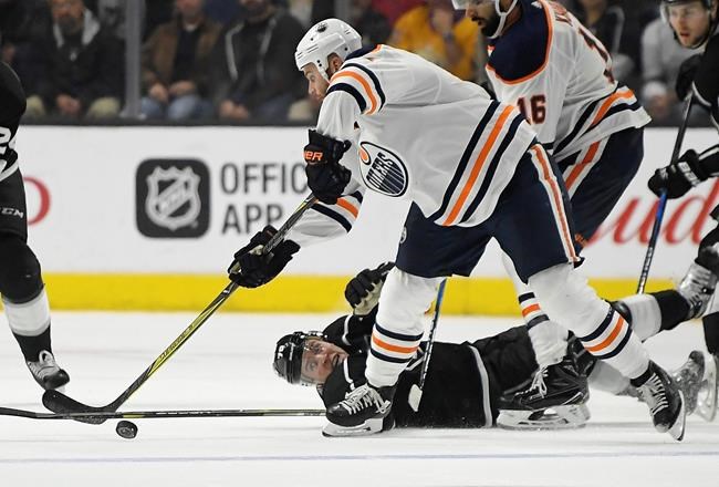 LaDue snaps tie, Kings pull away late for 5-2 win vs Oilers | iNFOnews.ca LaDue snaps tie, Kings pull away late for 5-2 win vs Oilers | iNFOnews.ca