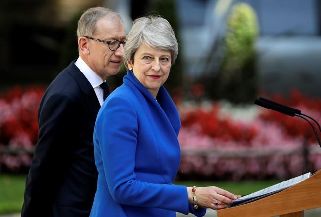 The Latest: Theresa May heads to Buckingham Palace to resign | iNFOnews.ca The Latest: Theresa May heads to Buckingham Palace to resign | iNFOnews.ca