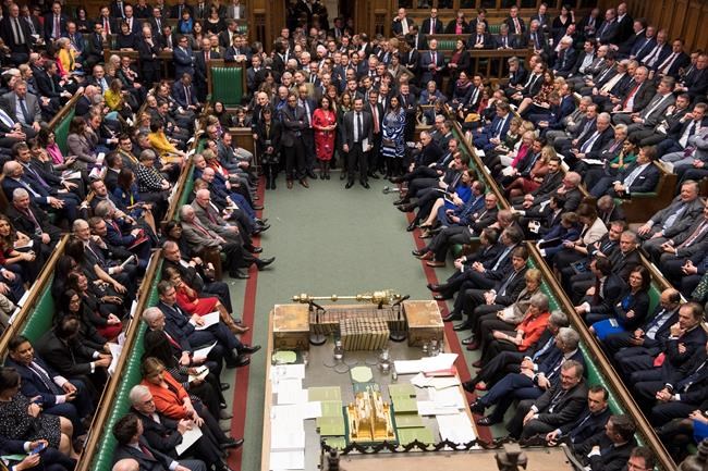 With Brexit deal down, UK lawmakers have 2 more choices | iNFOnews.ca CP212320090